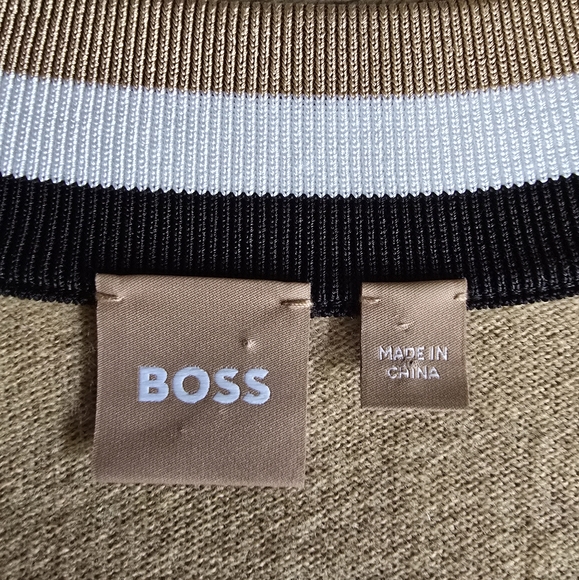Boss Felipina Wool Blend V Neck Sweater Size Medium - Picture 11 of 13